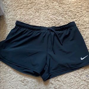 Good Condition Nike Black Shorts with Compression